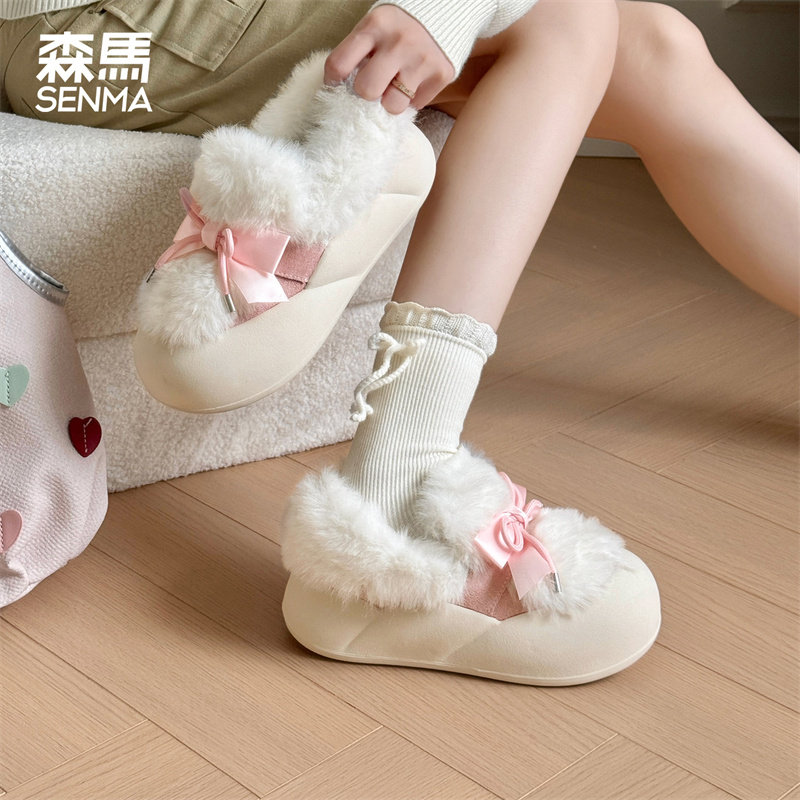 森马女鞋官方正品雪地靴女棉鞋女