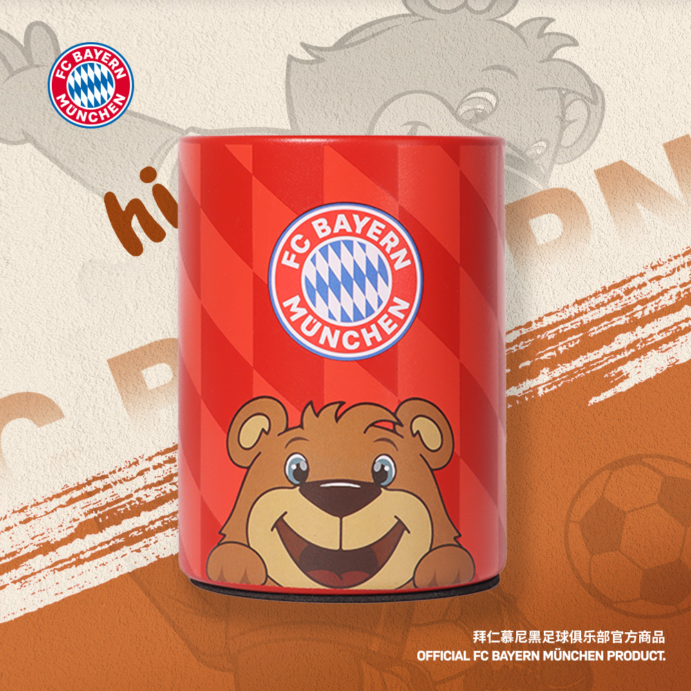 拜仁笔筒球迷周边办公收纳