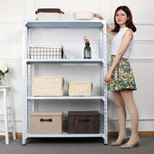 家用货架仓储物架阳台置物架落地多层小超市展示架仓库铁架子角钢