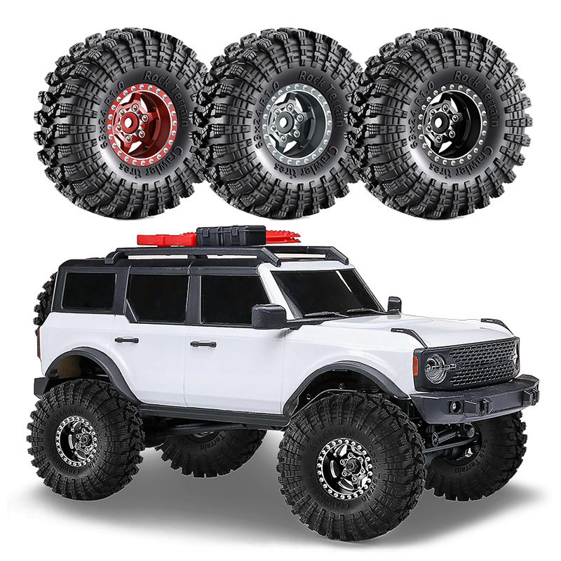 1.0英寸轮毂 1.0寸轮毂轮胎1/18TRX4M SCX24 AX24 Ascent-18 D457