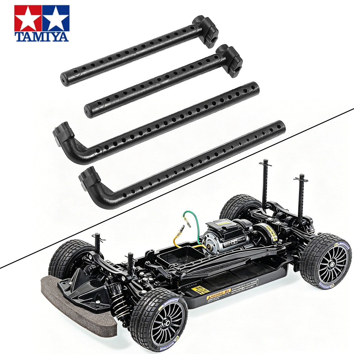 TAMIYA 田宫1/10 房车 TT02 车壳柱 车壳固定柱 原厂车壳柱 T5363