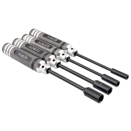 RC航模模型工具 80216 内六角套筒组 4.0/5.5/7.0/8.0MM 四件套