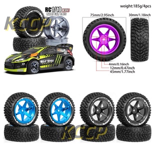 KCCPRC平跑胎TT01京商FW06田宫XV01适用1 10拉力75mm金属轮毂XV02