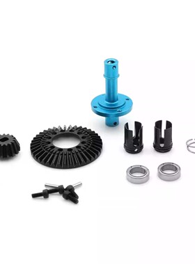 田宫 RC配件 XV02/XM01/TT02全系 前直轴套件（39T）22047 改钢齿