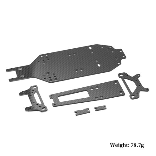 田宫Tamiya TA02/TA-02SW 前后避震板 碳纤维底板套件LY137