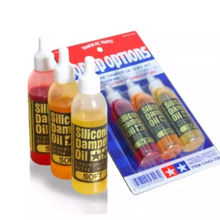 田宫TT01 TT02 XV02避震油200号300号400号3种号软中硬套装 53443