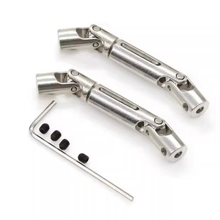 顽皮龙D12 1/16军卡嘎斯半卡改装升级配件diy金属万向节 传动轴A2