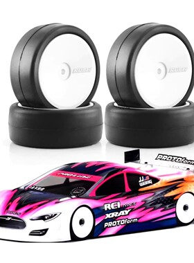 RUSH 1/10电房平跑热熔轮胎039M内胆轮毂25/30/35/40/45硬度