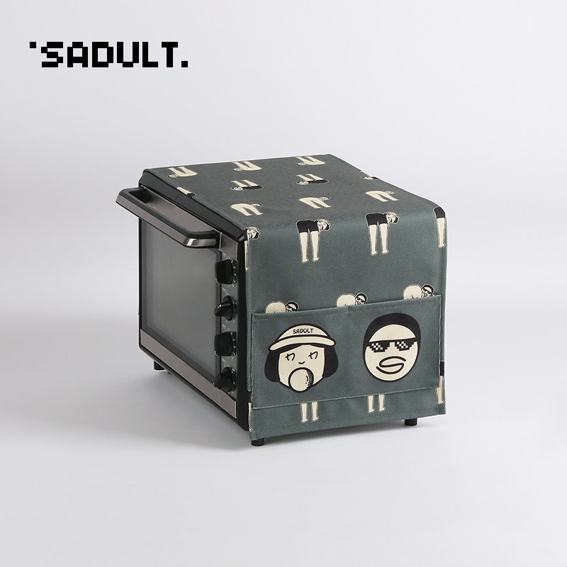 SADULT 귀여운 엉덩이 전자 레인지 단일 및 이중 도어 냉장고 세탁기 커버 범용 먼지 커버