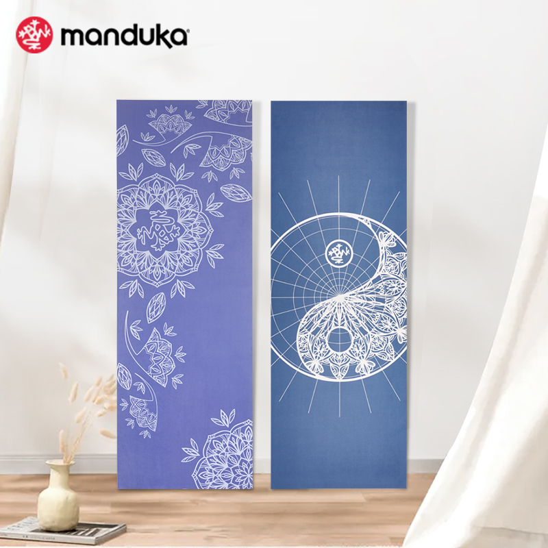 Manduka eQua 4mm青蛙瑜伽垫天然橡胶专业防滑环保吸汗健身垫-封面