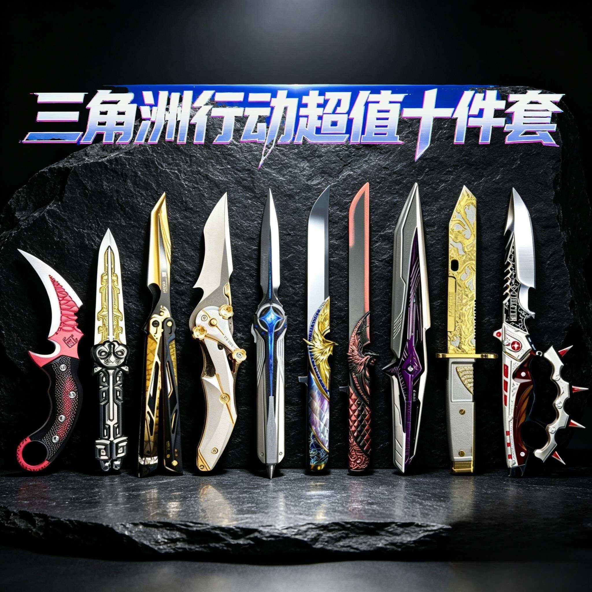 三角洲行动周边合金模型未开刃图片