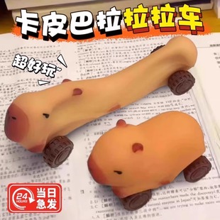 卡皮巴拉拉拉车捏捏乐小汽车男女孩变形滑行车玩具儿童减解压神器