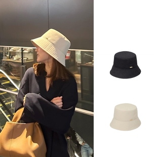 2026春夏新款CA4LA日本纯色休闲百搭渔夫帽女58cm可手洗水桶帽子