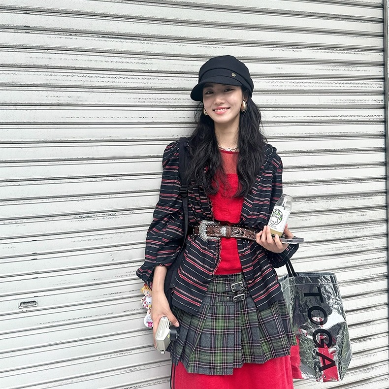 日本CA4LA蔡徐坤同款平顶鸭舌帽报童帽子卢昱晓同款帽子休闲百搭