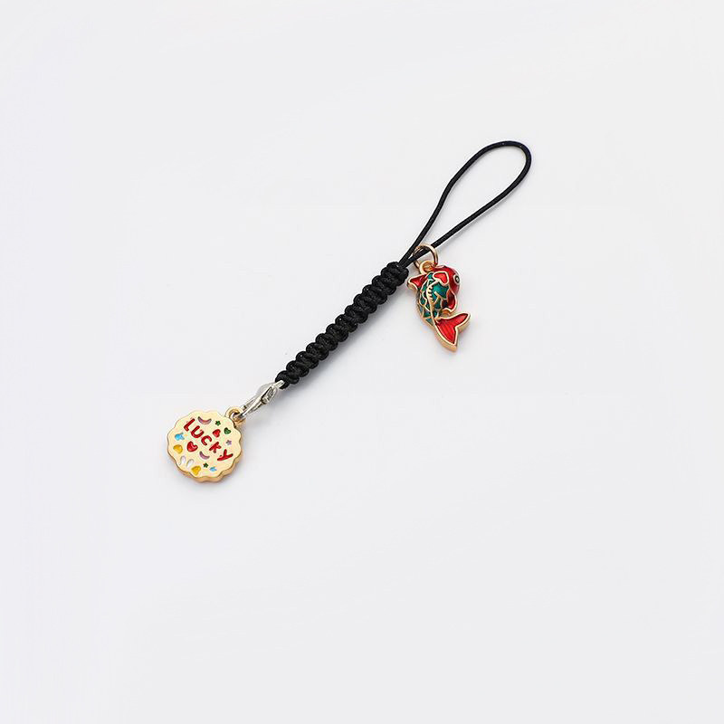 幸运鲤鱼手机挂绳U盘防丢挂件耳机保护套挂饰ins书包包包挂坠链饰,节庆用品/礼品,手机链,淘宝优惠券,粉丝福利购,淘宝优惠卷