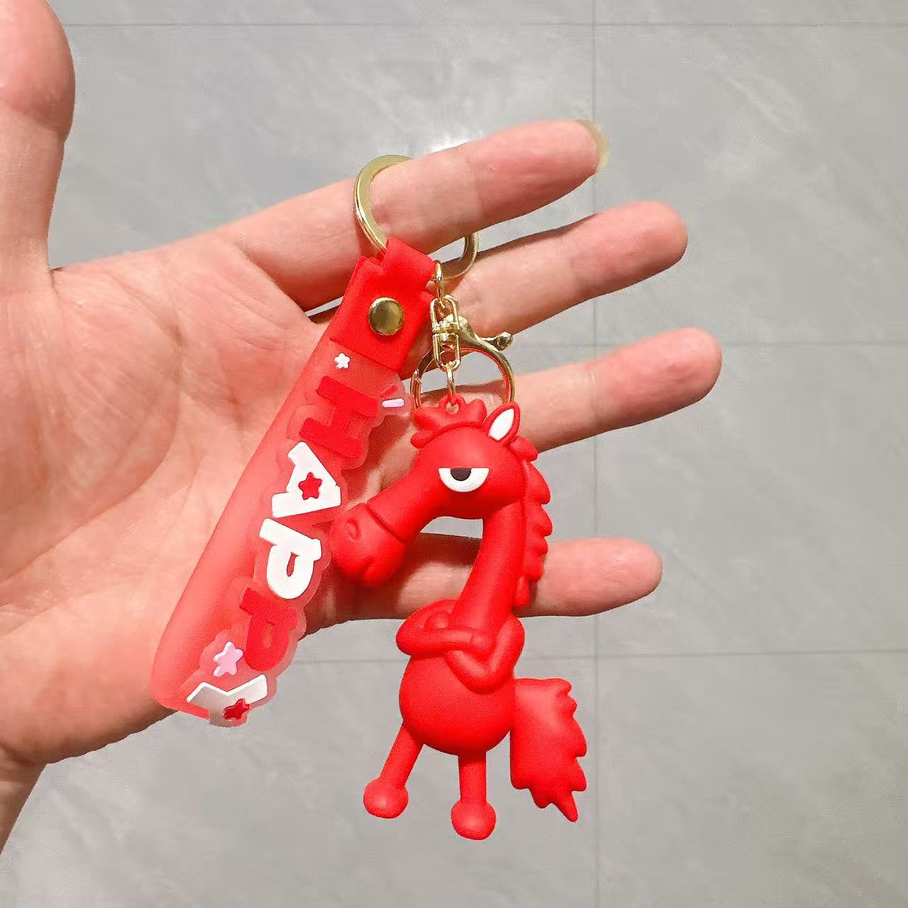马年生肖挂件拽马钥匙扣本命挂饰