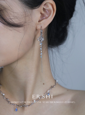 尔时可自由组合海星贝壳海浪耳环