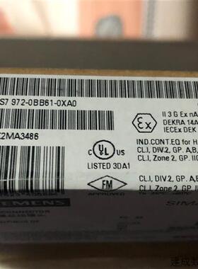 议价全新6ES7972-0BB61-0XA0RFIBUS总线连接器6ES79720BB610XA0