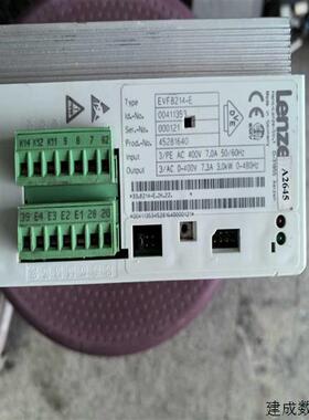 议价(议价)evf8214-e 拆机9新伦茨变频器evf82系列380v