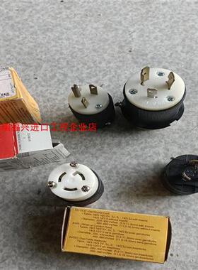 议价HUBBELL插头荷宝插头就图片上的几只基本都是全新的