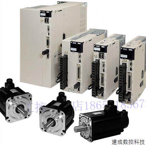 议价安川750W伺服驱动器SGDV-5R5A01A+煞车电机SGMJV-08ADE6E 一