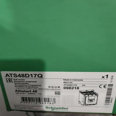 议价S48软启动器ATS48D22Q/D32Q/D38Q/D47Q/D62Q/D75Q/C14Q