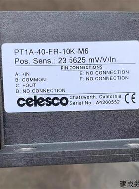 议价CELESCO拉绳位移传感器PT1A-40-FR-10K-M6-632330A原装特价