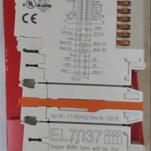 1通道步进电机 1.5A 议价倍福EtherCAT 24V直流 EL7 带增量编码 器