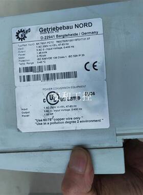 议价SK750/1FCTC诺德0.75KW/单相230输入