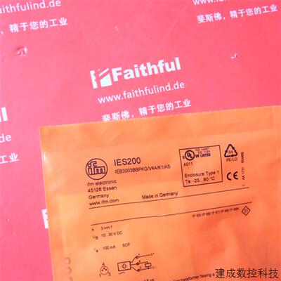 议价IFM IES200 易福门全新电感式感测器 IEB3003BBPKG/V4A/K1/AS