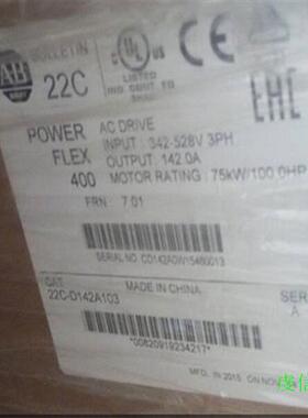 议价22C-D142A103 罗克韦尔  变频器 全新 原装 进口22CD142A10