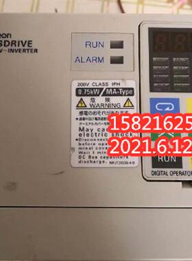 议价现货3G3EV-AB007MA-CUES1 变频器 9成新 功能正常 已测试