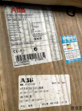 议价AF400-30-11全新原装正品库存现货ABB低压接触器1适用