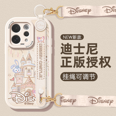 迪士尼适用于VIVOs50手机壳新女款可爱网红保护套硅胶s50PROmini软高级50腕带支架VIS50挂绳防摔全包达菲城堡