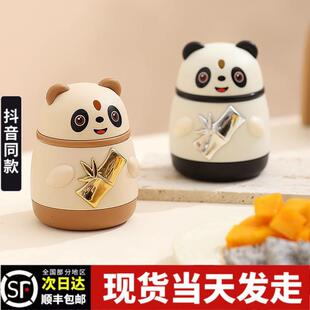 猫猫潮牙签瓶按压弹出式通国牙罐动签筒自卡牙签盒创意新年熊牙签