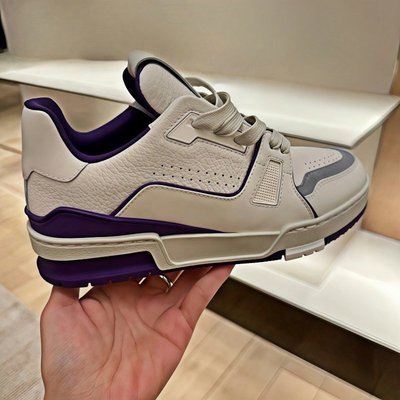 cocy维多娜2025春季新款紫色休闲板鞋情侣款男女鞋厚底运动休闲鞋