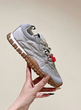 cocy芭蕾风德训鞋女款2025早春新款休闲鞋舒适真皮百搭透气阿甘运