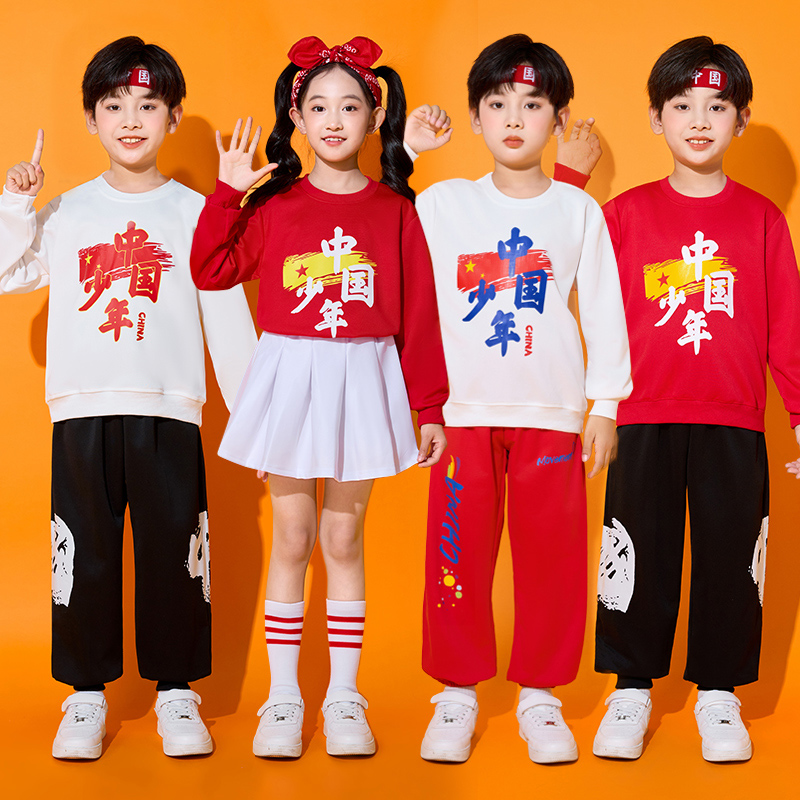 儿童啦啦队演出服小学生运动会