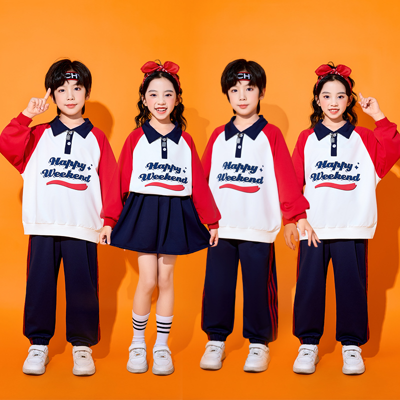 小学生运动会开幕式团体服装