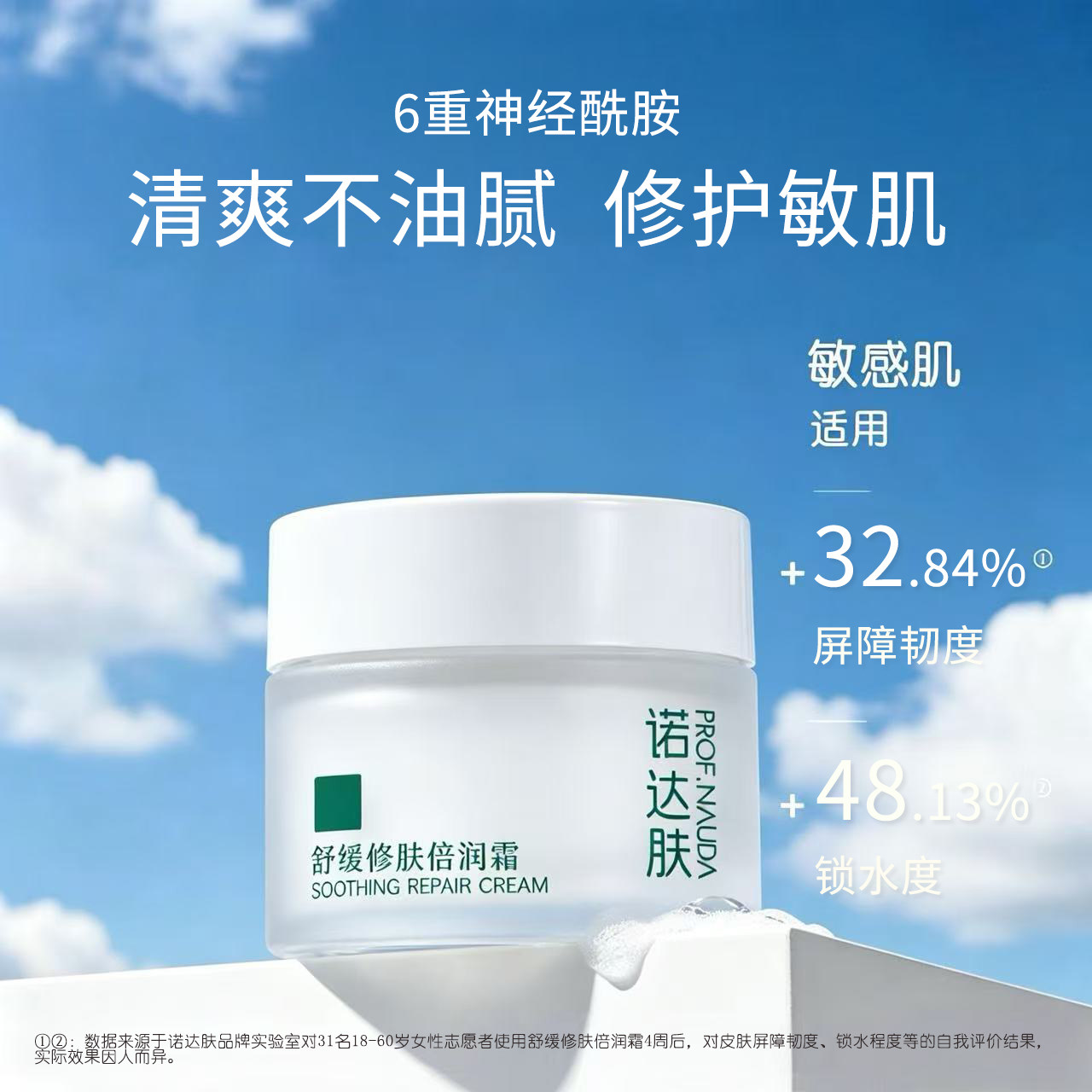 修护高保湿强韧屏障厚脸皮