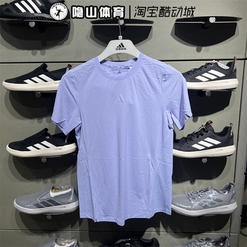 阿迪达斯短袖女运动休闲圆领T恤