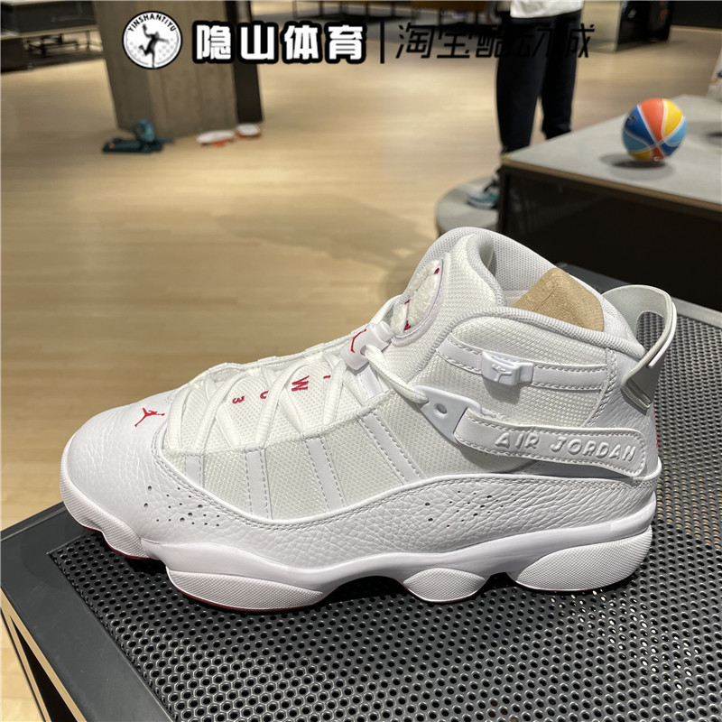 耐克air jordan 6aj6复古高帮男子实战蓝球鞋322992-116-104-060