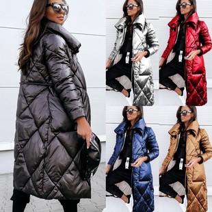 Puffer Down Coat For Women Clothes Jacket Winter Long Ladies