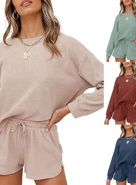 New Europe and the United States women's long sleeve shorts