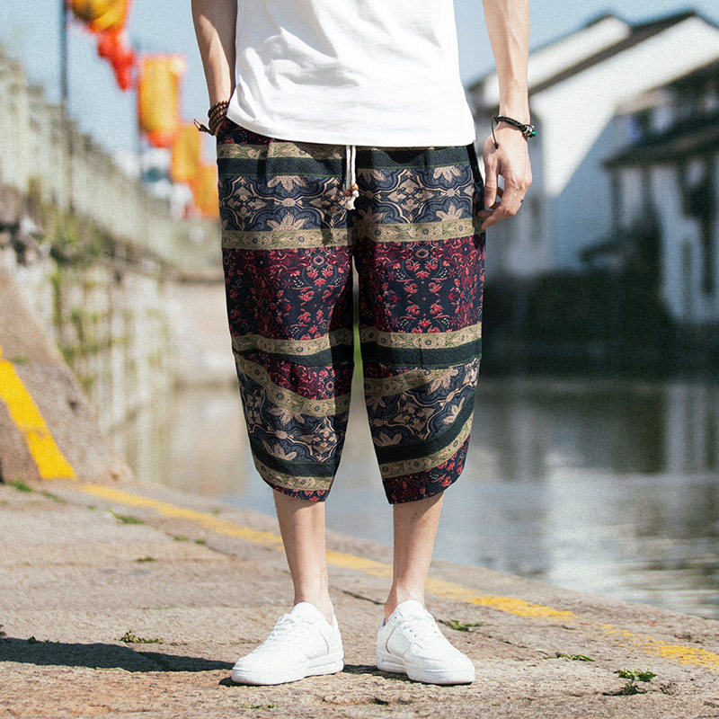 缅甸服装男士夏季中国风