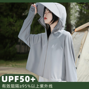 大檐防晒衣女款夏季薄款2026新款防紫外线upf50+透气冰丝防晒服