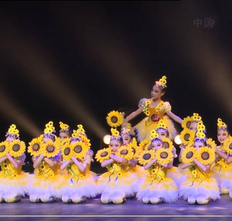 a六一幼儿童演出服花儿朵朵向太阳花舞蹈表演小荷风采向日葵公主