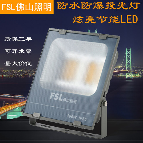 佛山照明led投光庭院工地射灯