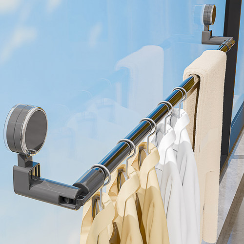 艾加达吸盘伸缩晾被架