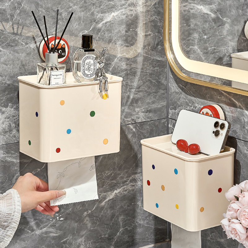 2025新款吸盘复古喵卷纸盒